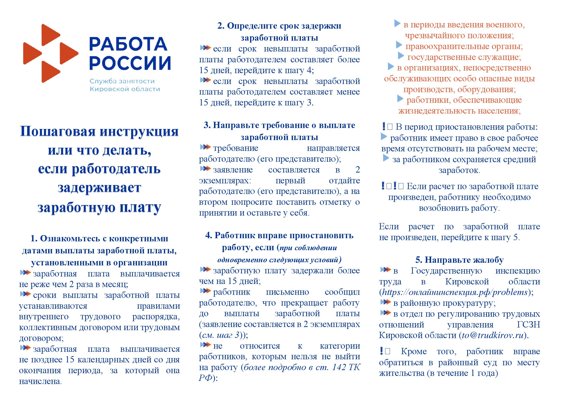 Пошаговая инструкция или что делать, если работодатель задерживает заработную плату.