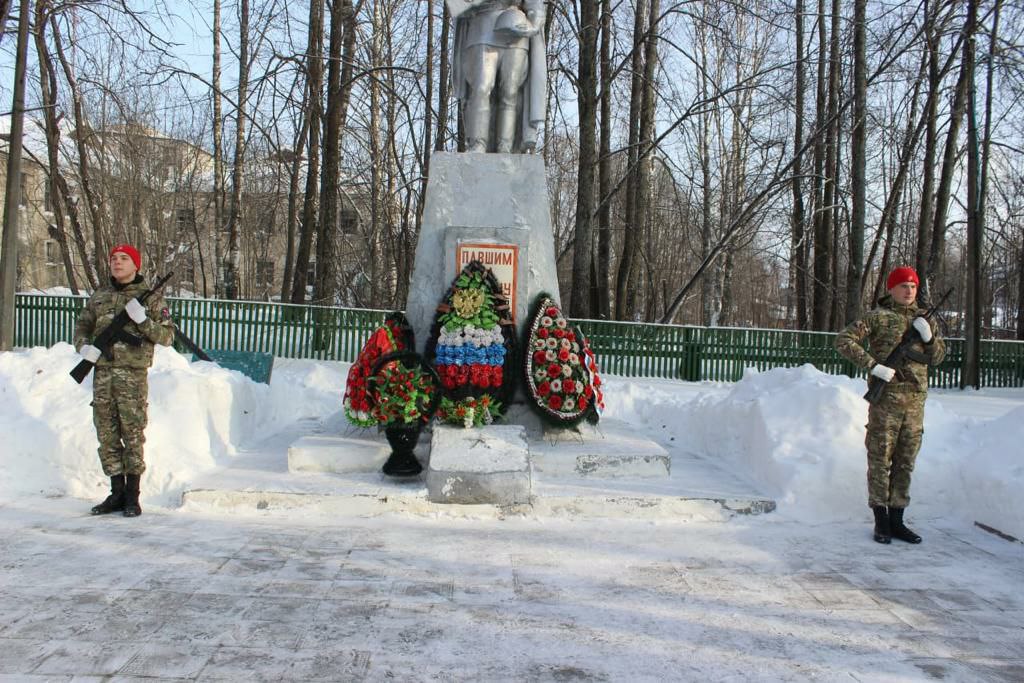 В п. Лесной состоялось мероприятие, посвященное 23 февраля.